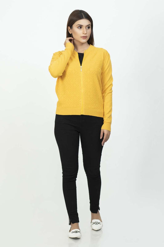 YELLOW-FULL SLEEVES-ZIPPER (19S*012-61)