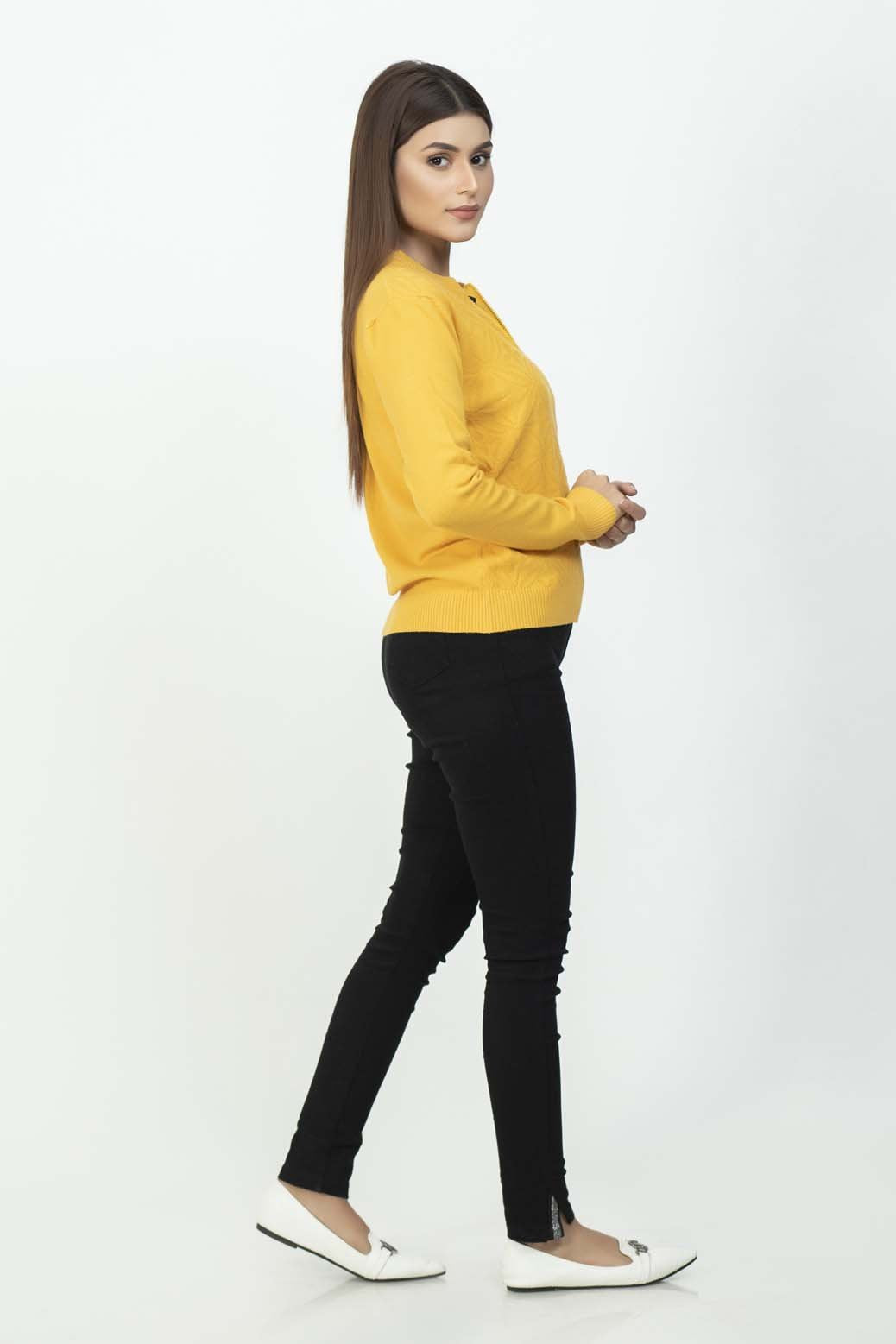 YELLOW-FULL SLEEVES-ZIPPER (19S*012-61)