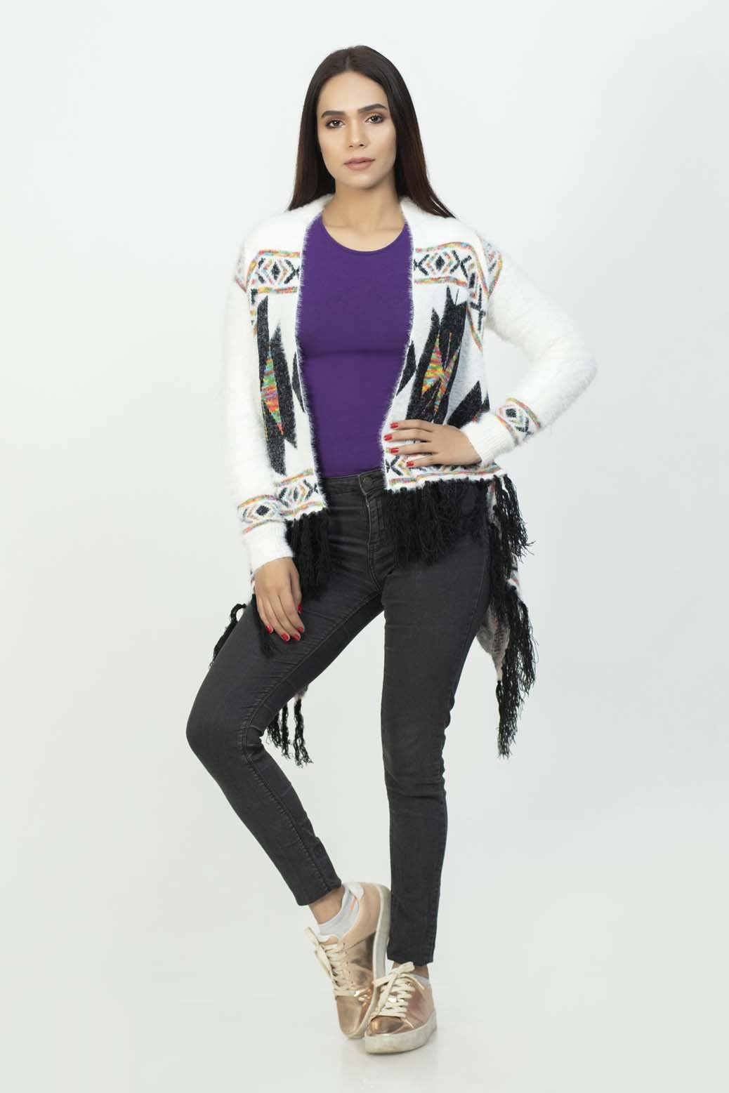 WHITE-JACQUARD-SHRUG (19S*025-61)