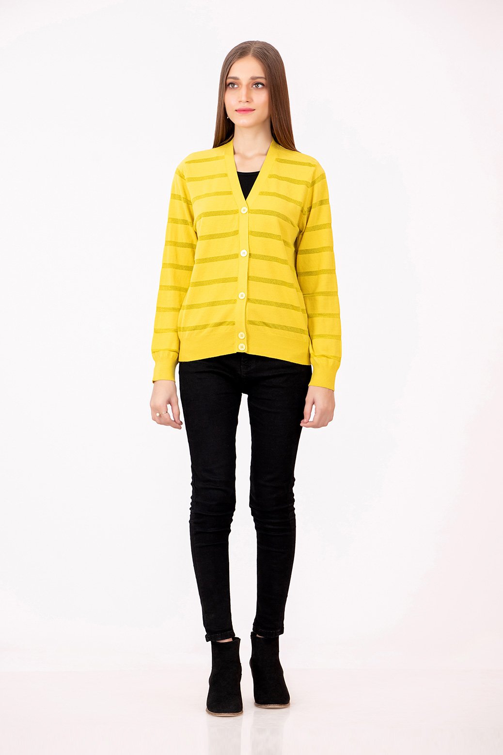 YELLOW-FULL SLEEVES-CARDIGAN (21U-005-63)