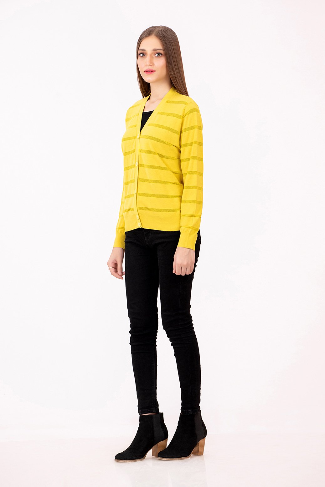 YELLOW-FULL SLEEVES-CARDIGAN (21U-005-63)