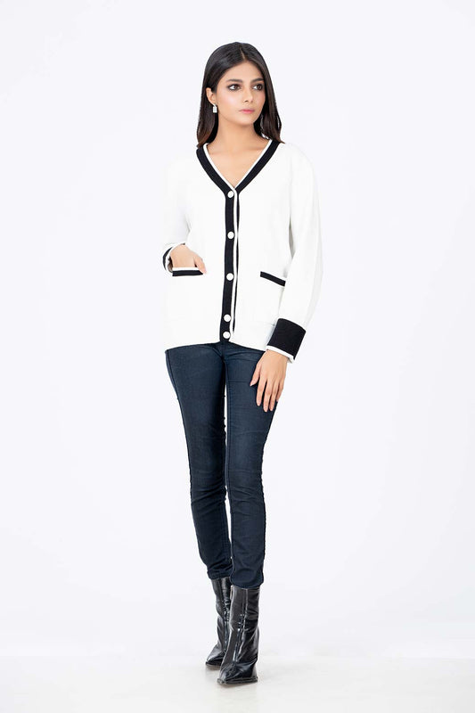 WHITE-FULL SLEEVE-CARDIGAN (21U-012-63)