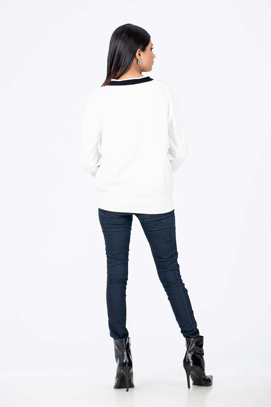 WHITE-FULL SLEEVE-CARDIGAN (21U-012-63)