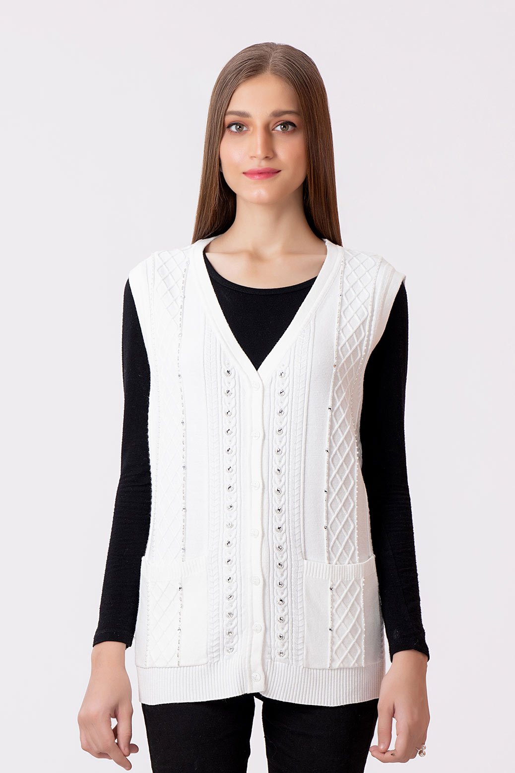 WHITE-SANDO-CARDIGAN (21U-026-63)