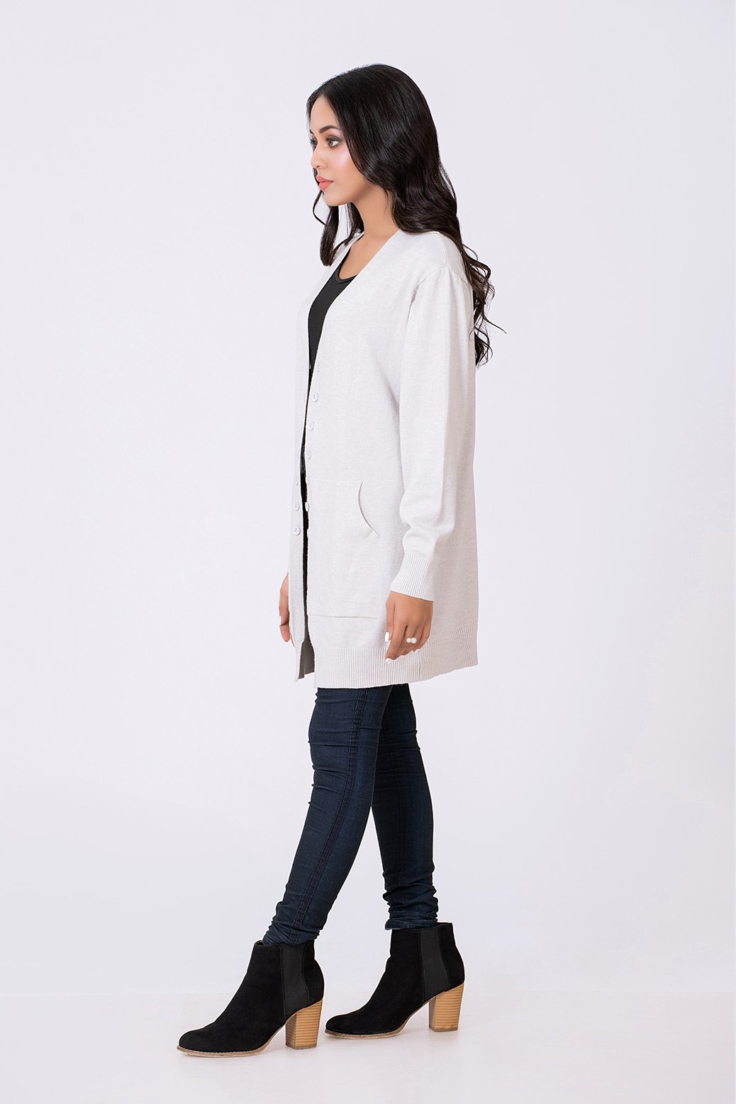 ASH+GRY-FULL SLEEVE-CARDIGAN (21U-043-63)