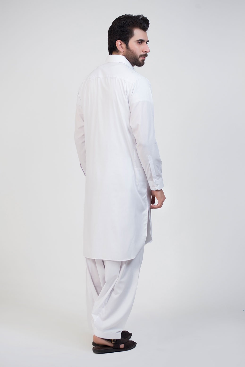 WHITE-BLENDED-SHALWAR SUIT (92496)