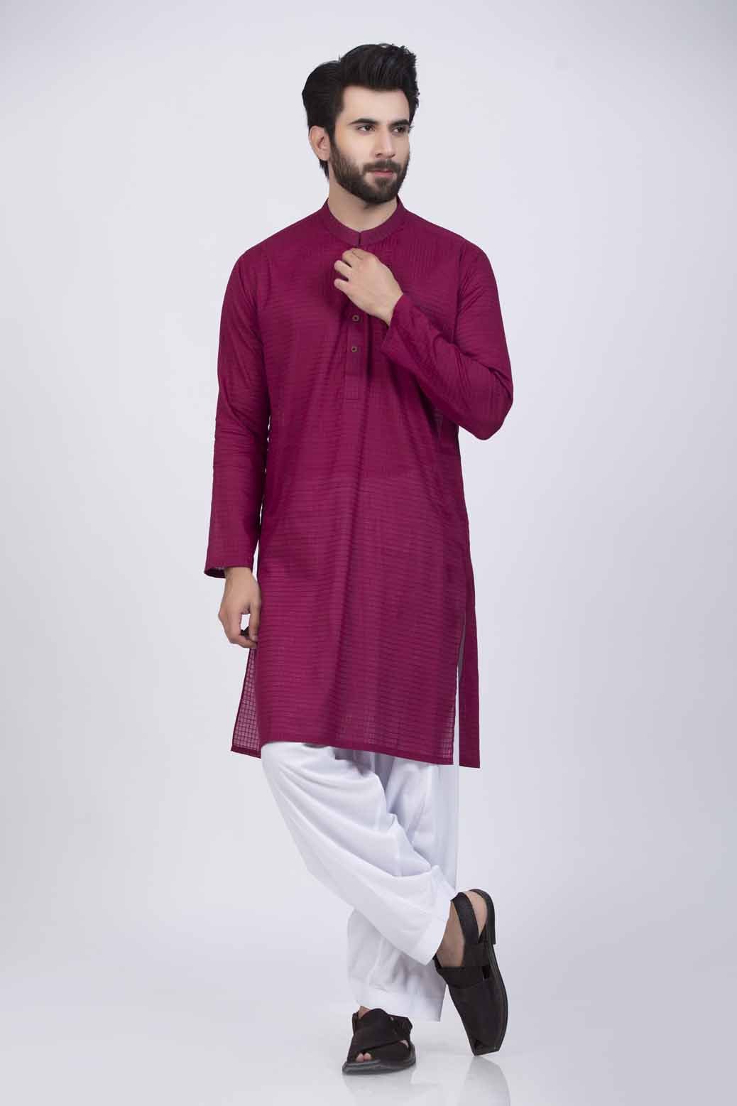 B-PINK-BLENDED-KURTA (97892)