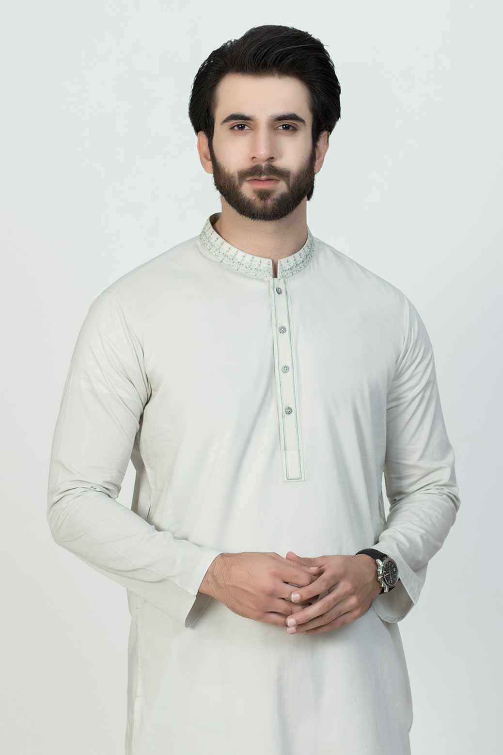 ASH-GREEN-COTTON-KURTA (97917)