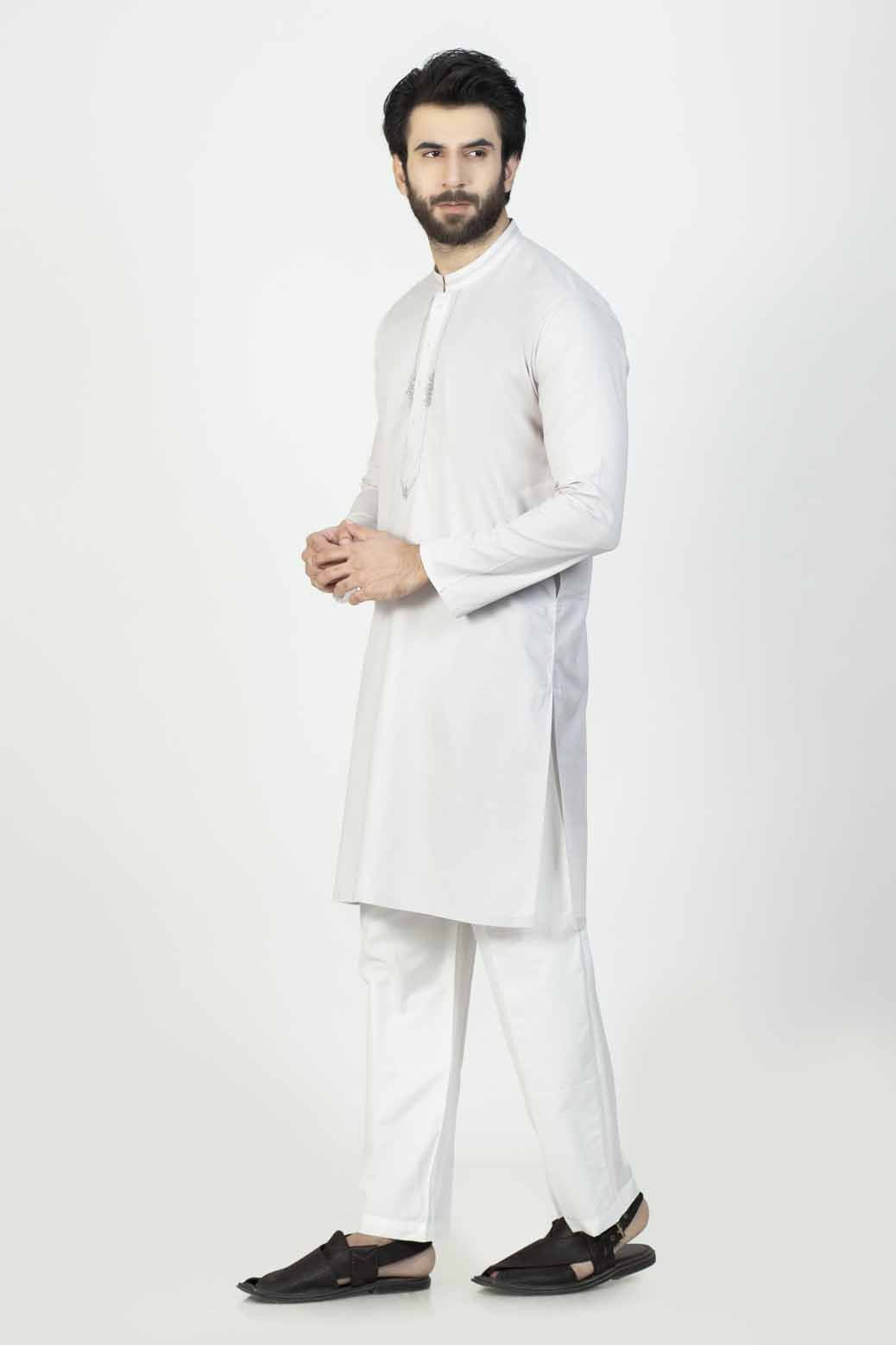 ASH-GREEN-DOBBY-KURTA (97922)