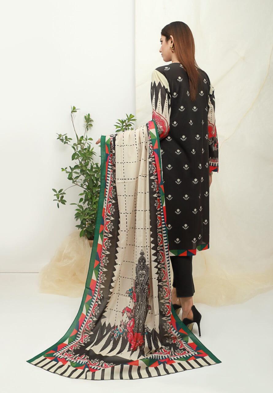 ACE Galleria Digital Embroidered Unstitched 3 Piece Lawn Suit ACE 12011 - FaisalFabrics.pk