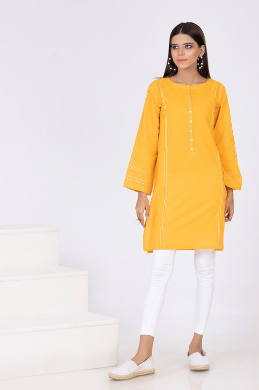 YELLOW-CAMBRIC-KURTI (ATK211P02)