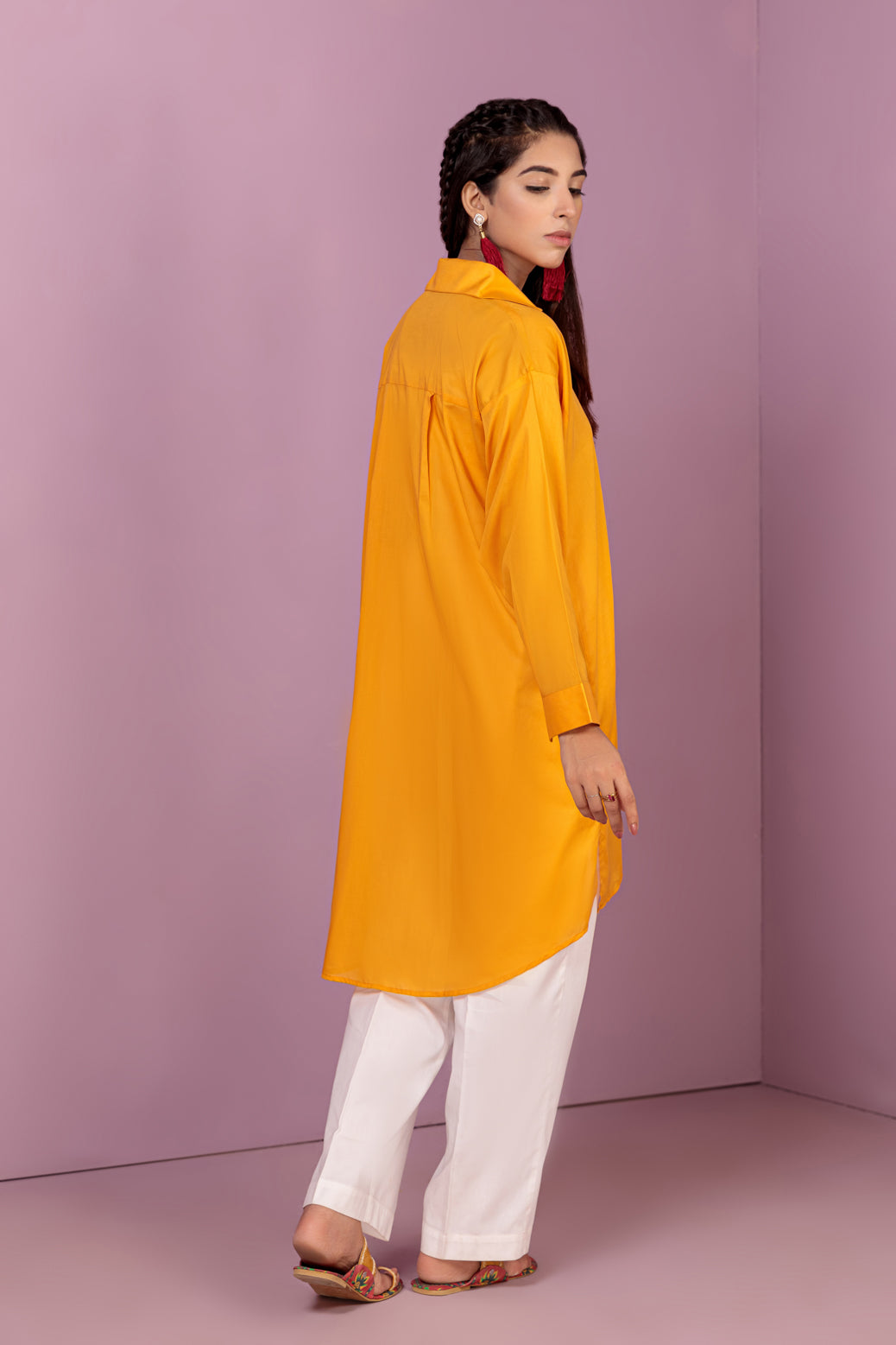 YELLOW-LAWN-KURTI (BRAK221P01)