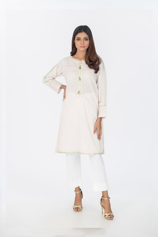 BEIGE-DOBBY-KURTI (EMSK21P13A)