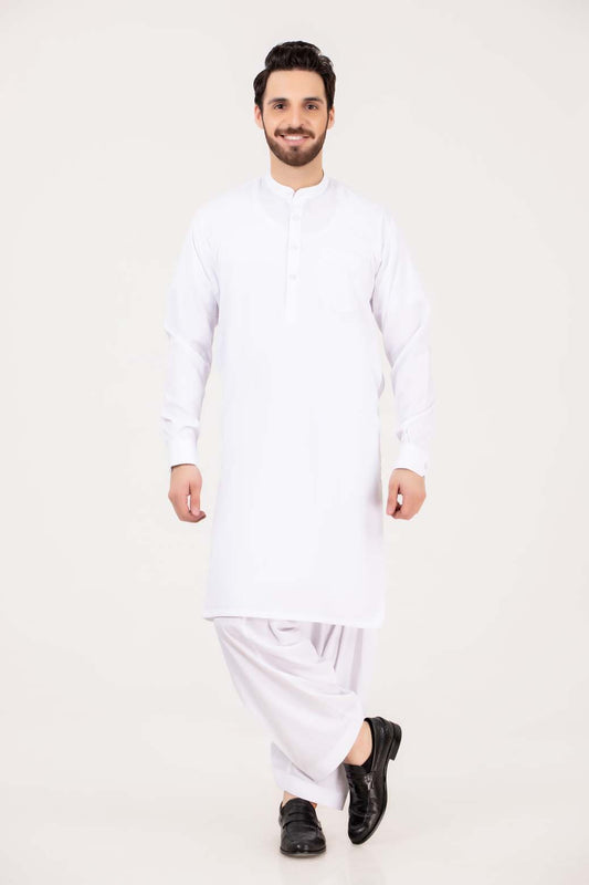 WHITE-VISCOSE-SHALWAR SUIT (GSBB21-010)