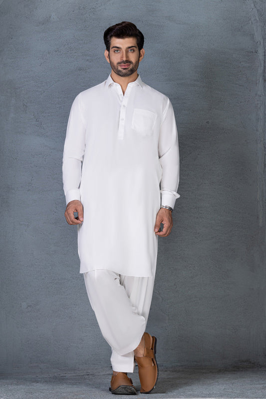 WHITE-BLENDED-SHALWAR SUIT (GSBB22-007)