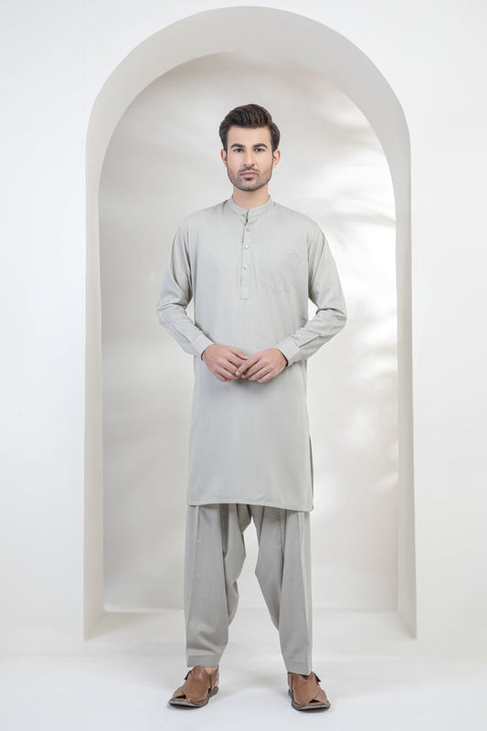 ANTIQUE IVORY-VISCOSE-SHALWAR SUIT (GSBS22-005)