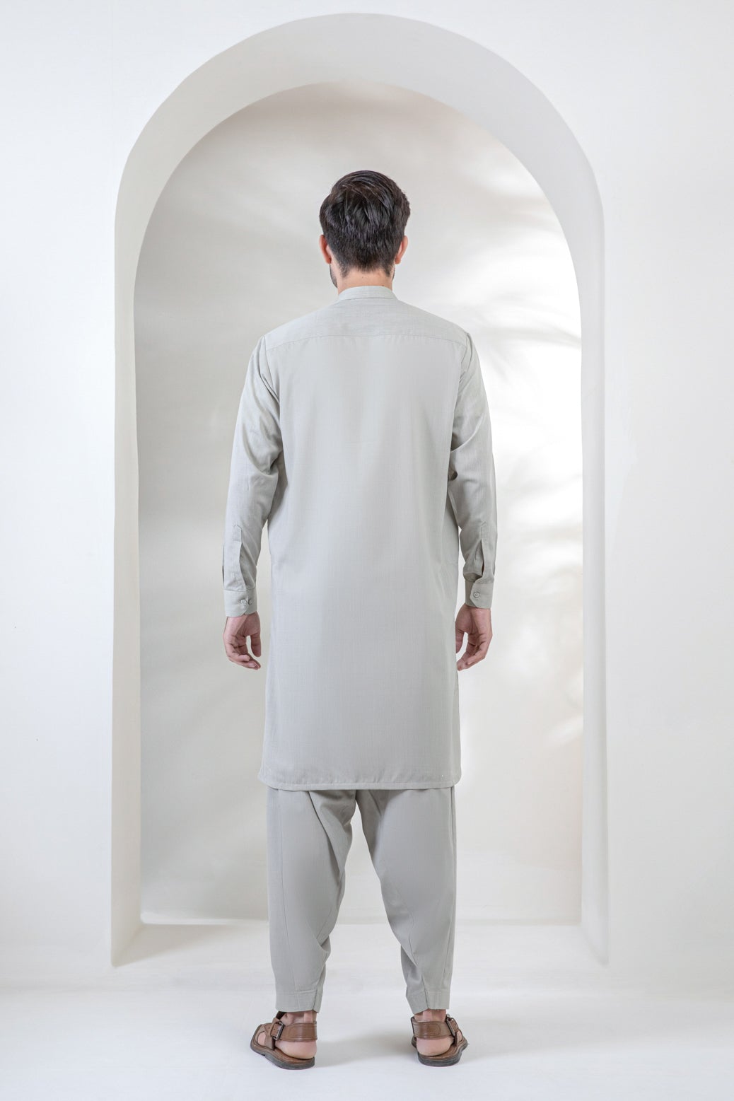 ANTIQUE IVORY-VISCOSE-SHALWAR SUIT (GSBS22-005)