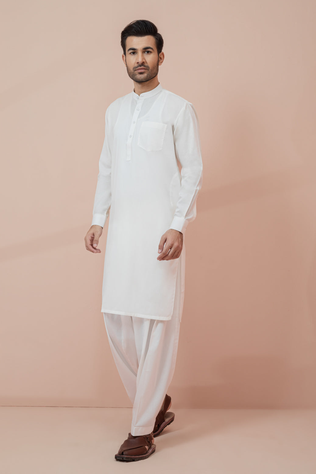 WHITE-COTTON-SHALWAR SUIT (GSBS22-021)