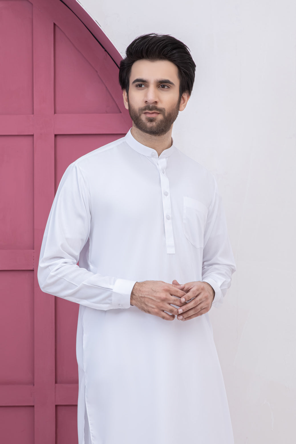 WHITE-BLENDED-SHALWAR SUIT (GSBS22-022)