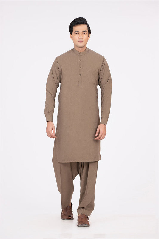 WALNUT-VISCOSE-SHALWAR SUIT (GSBW21-020)