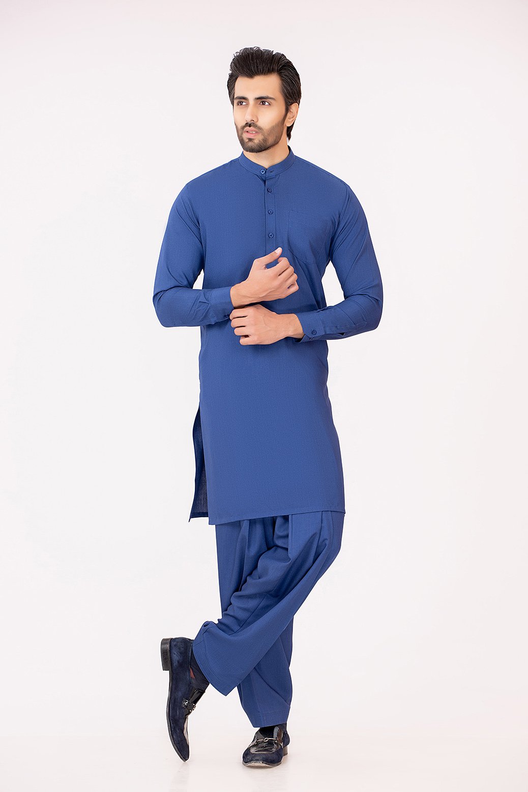 AZURE-VISCOSE-SHALWAR SUIT (GSBW21-024)