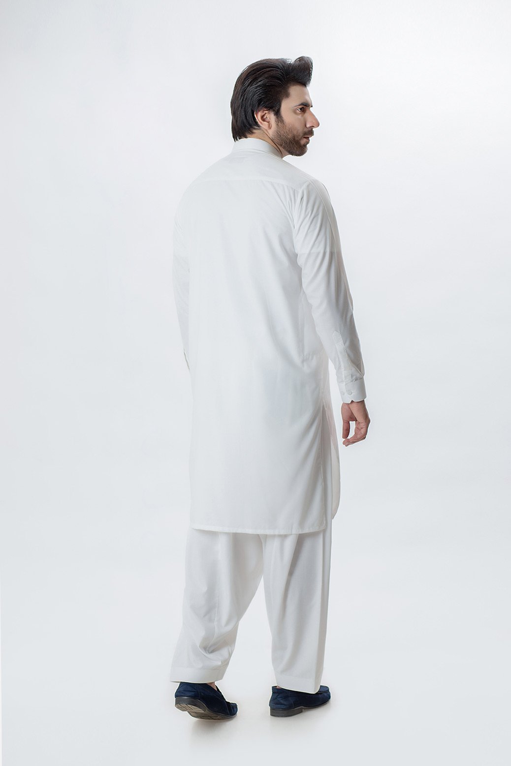 WHITE-BLENDED-SHALWAR SUIT (GSSRB080)