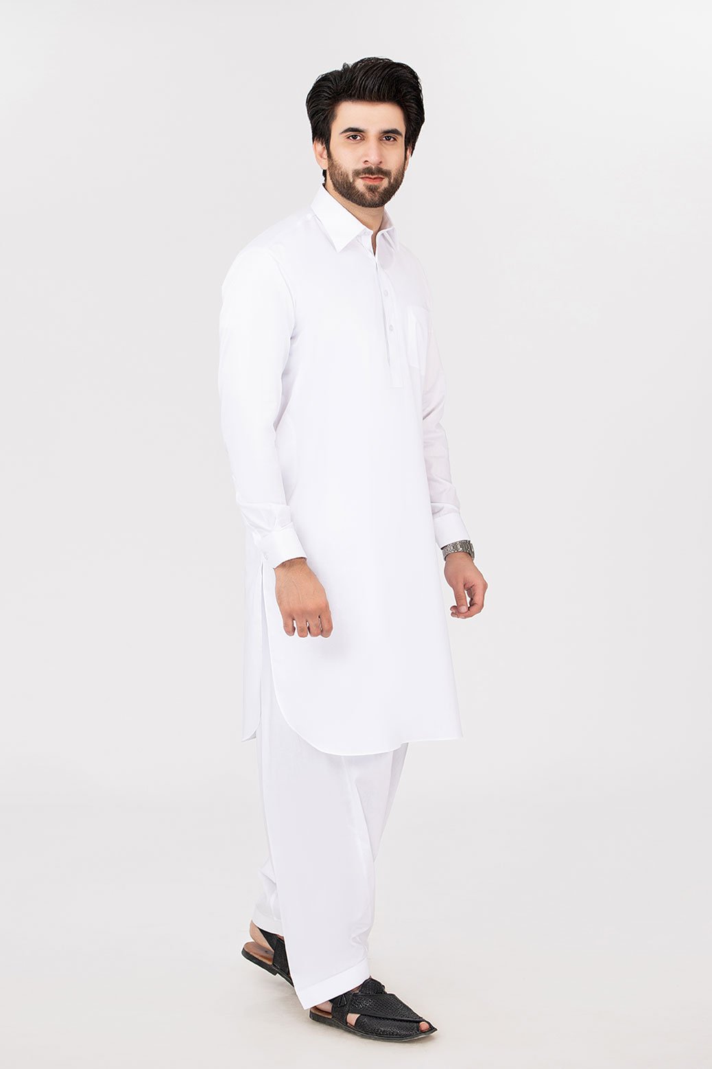 WHITE-BLENDED-SHALWAR SUIT (GSSS21-021)