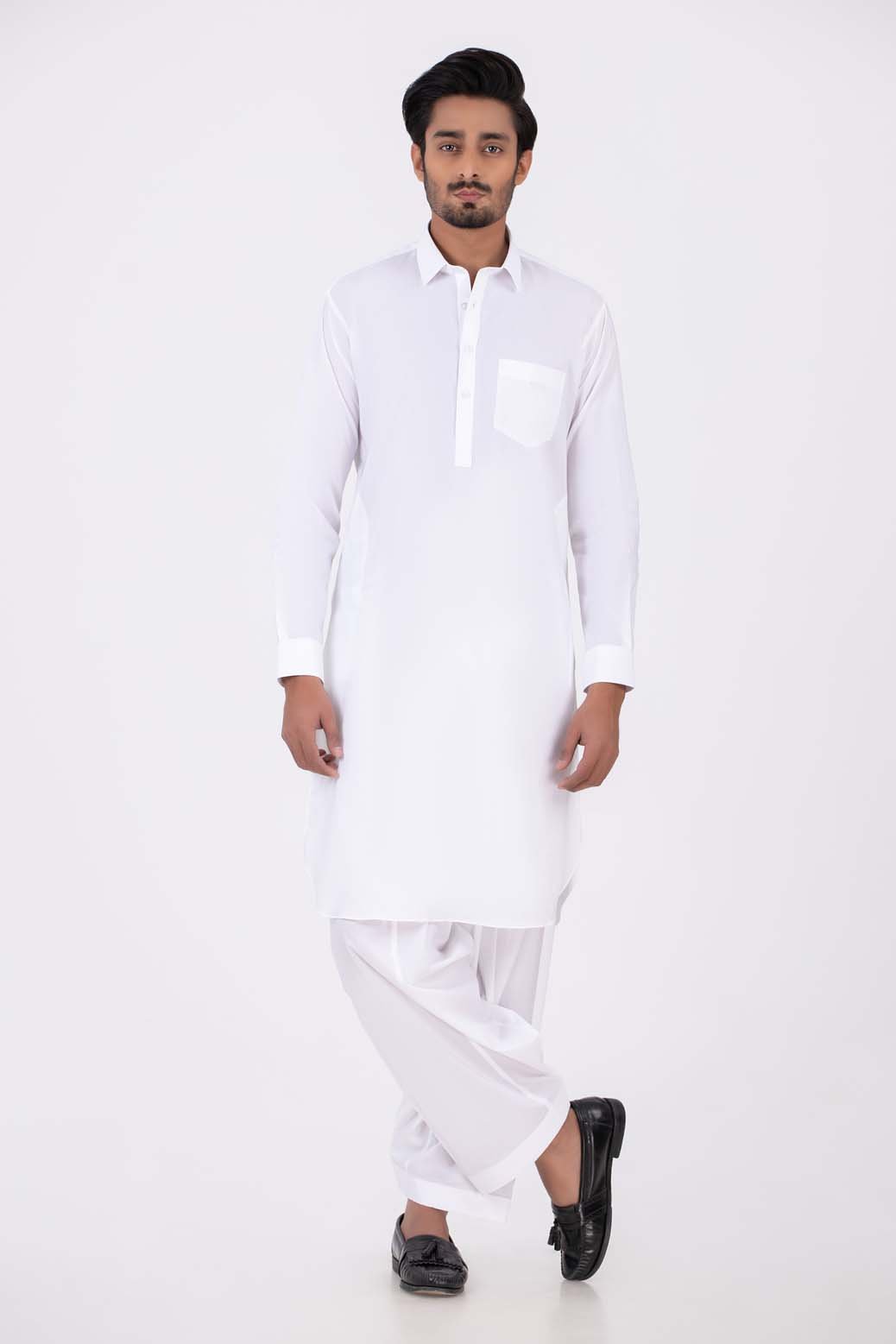 WHITE-COTTON-SHALWAR SUIT (GSSS21-025)