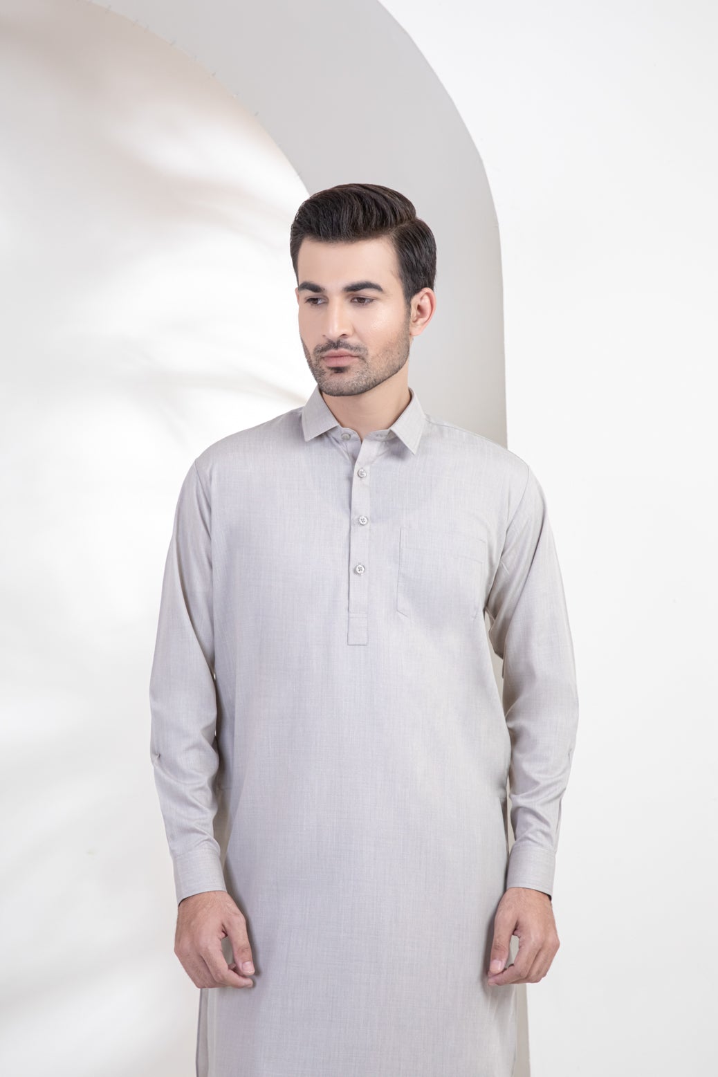 ASH GRAY-VISCOSE-SHALWAR SUIT (GSSS22-007)