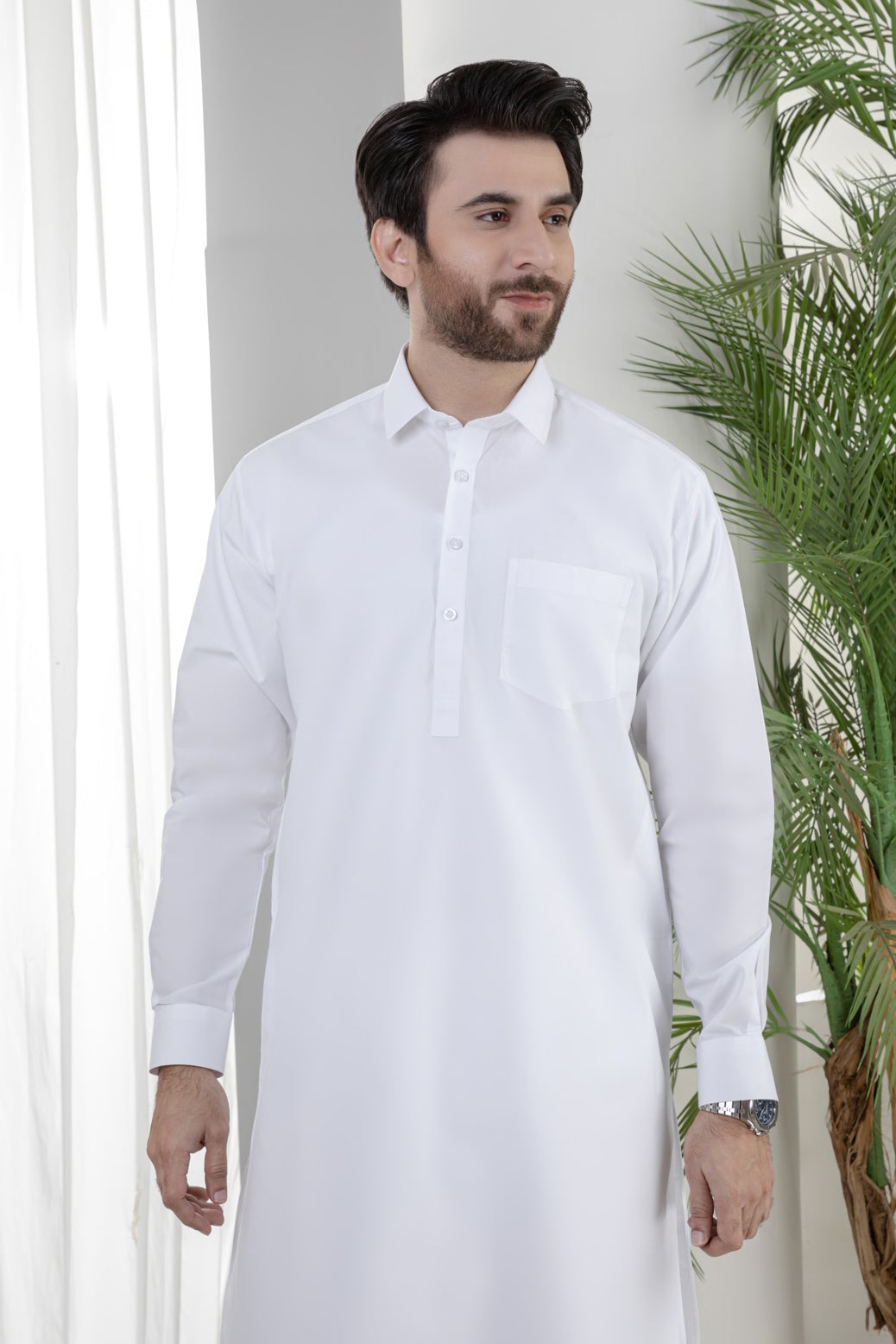 WHITE-COTTON-SHALWAR SUIT (GSSS22-012)