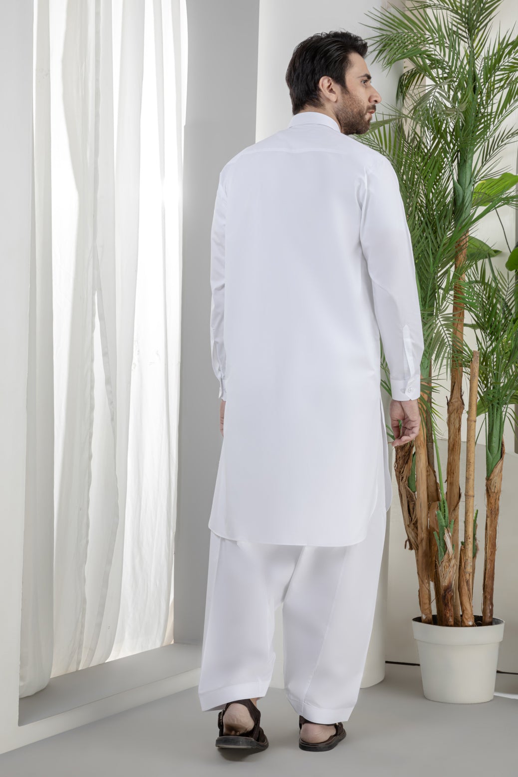 WHITE-COTTON-SHALWAR SUIT (GSSS22-012)