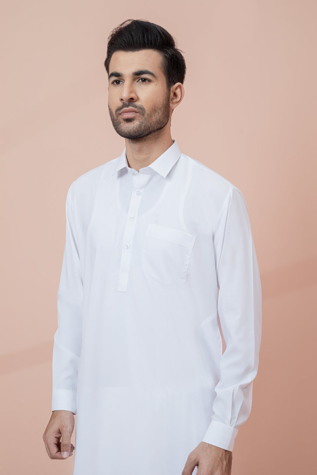 WHITE-BLENDED-SHALWAR SUIT (GSSS22-023)