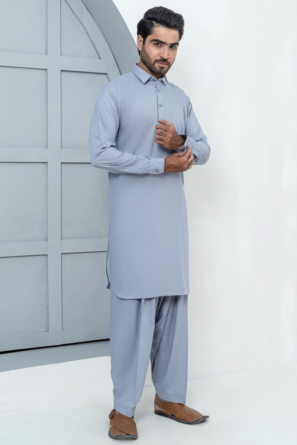 AFRICAN-BLENDED-SHALWAR SUIT (GSSS22-025)