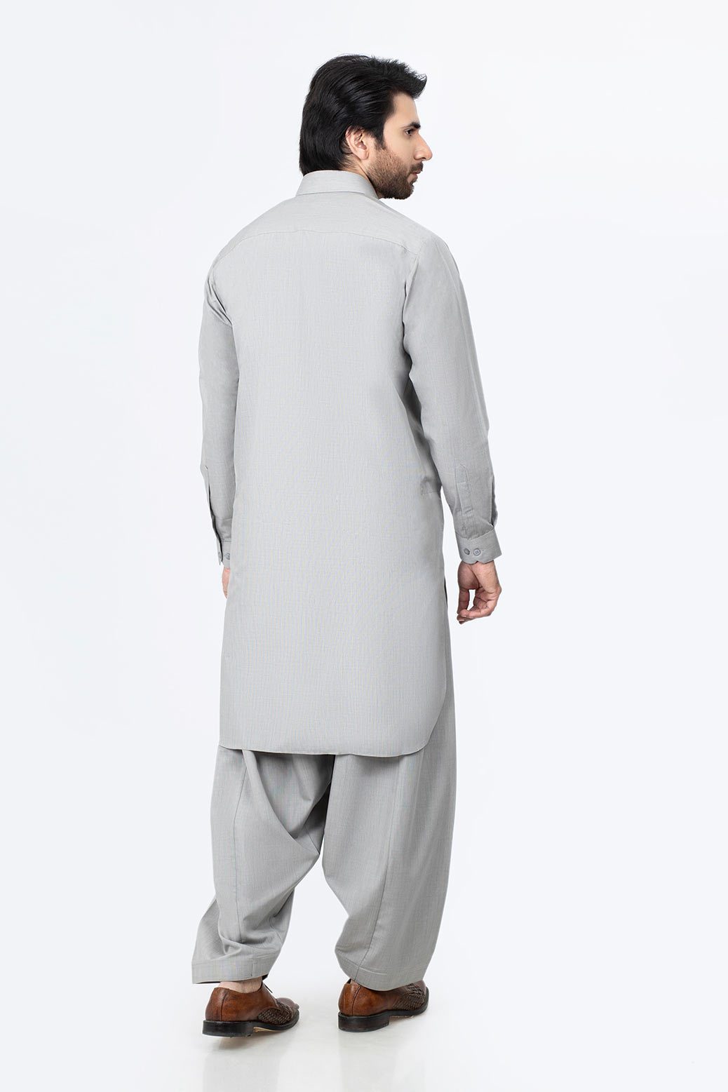 ASH-GREY-BLENDED-SHALWAR SUIT (GSSW20-011)