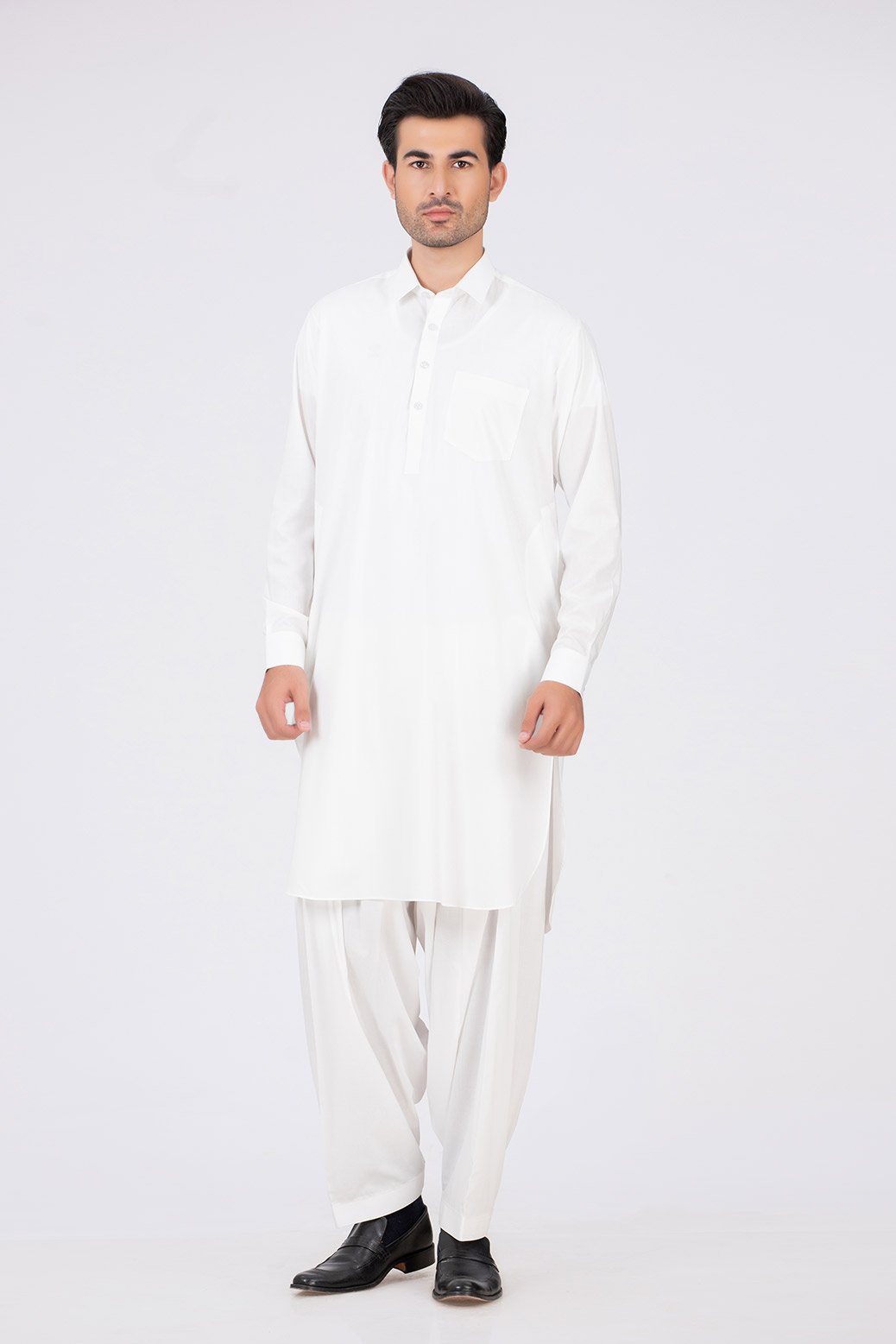 WHITE-VISCOSE-SHALWAR SUIT (GSSW21-017)