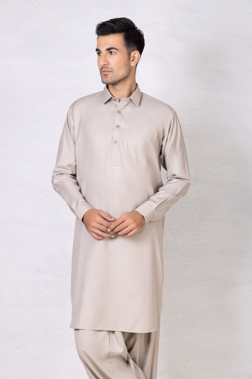 ASH+GRY-BLENDED-SHALWAR SUIT (GSSW22-005)