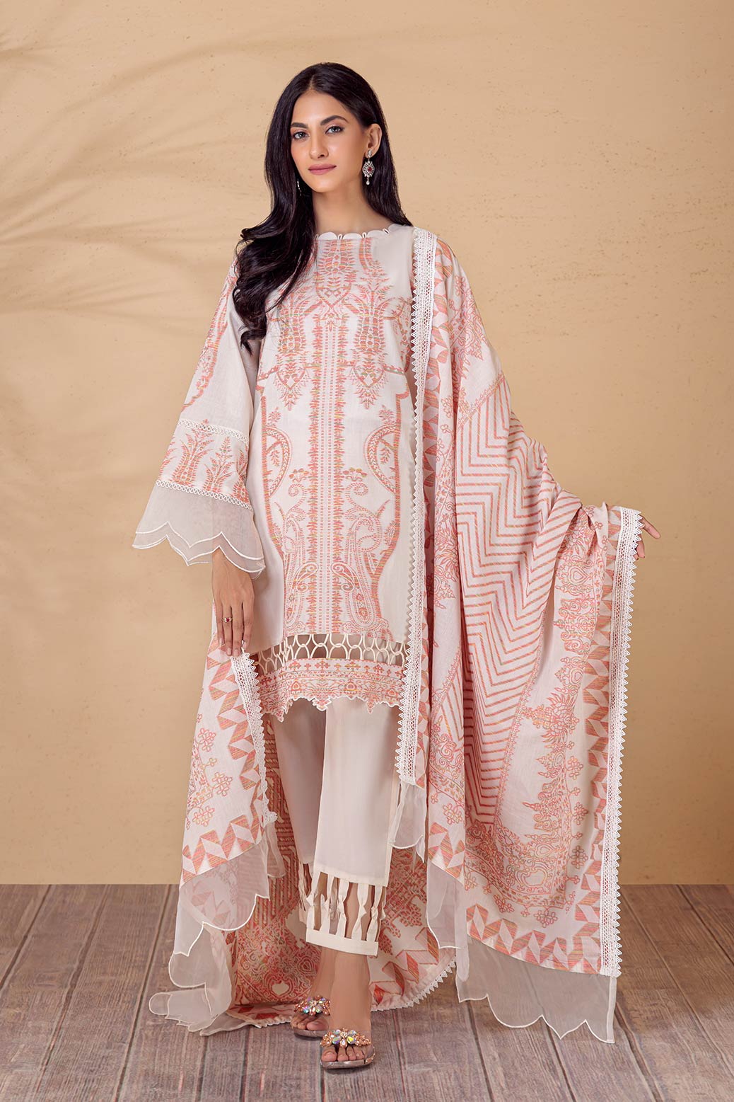 WHITE-JACQUARD-3 PIECE (HV2N223P02)