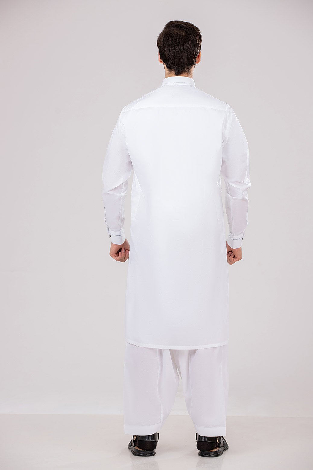 WHITE-COTTON-KURTA SHALWAR (KSBR21-019)