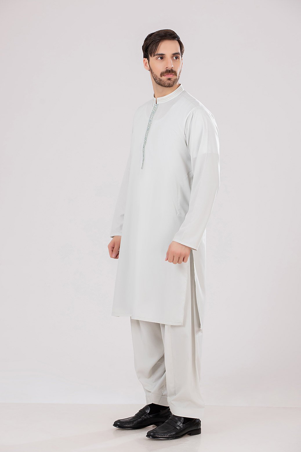 ALMOND-VISCOSE-KURTA SHALWAR (KSBR21-027)