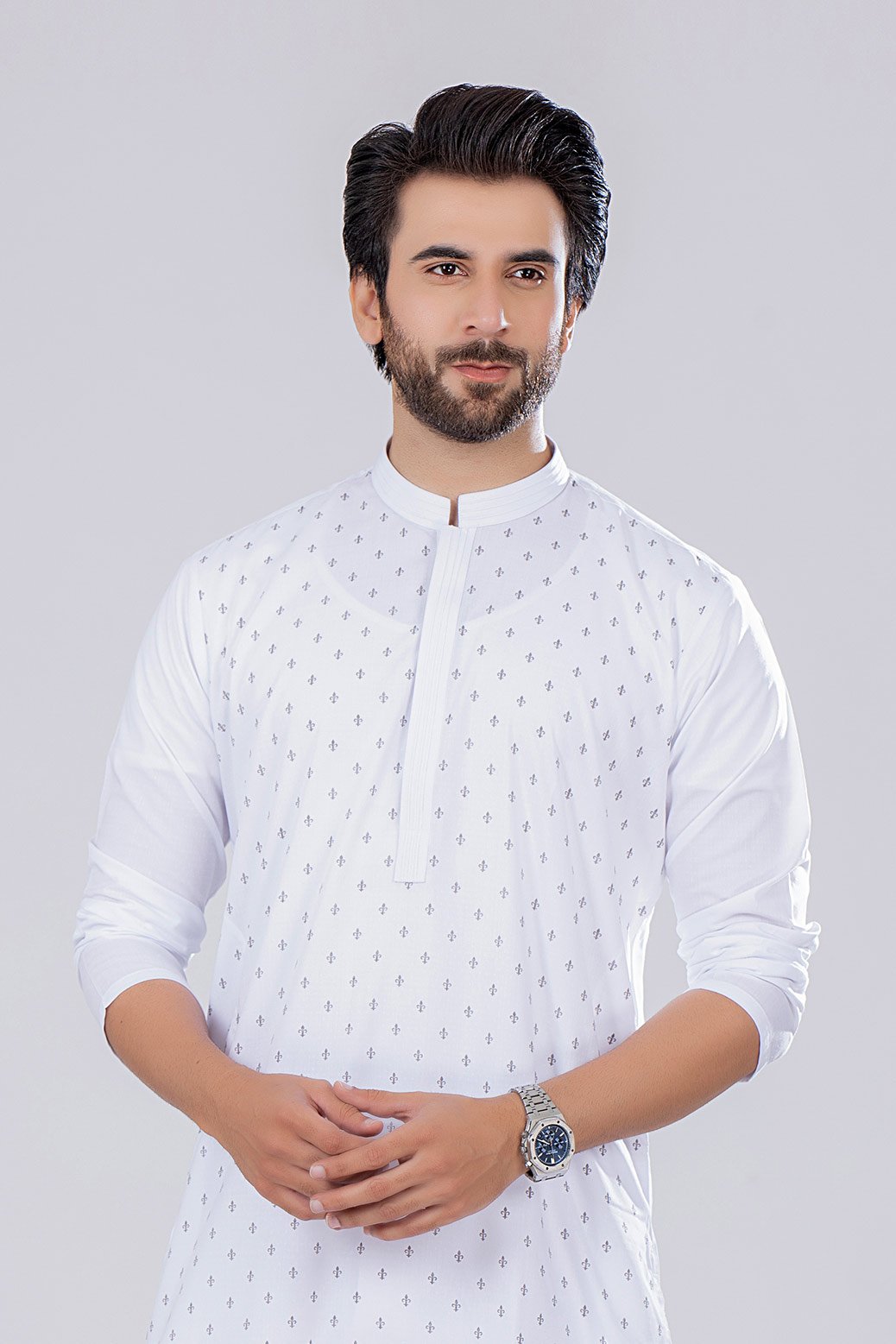 WHITE-VISCOSE-KURTA SHALWAR (KSBR21-033)