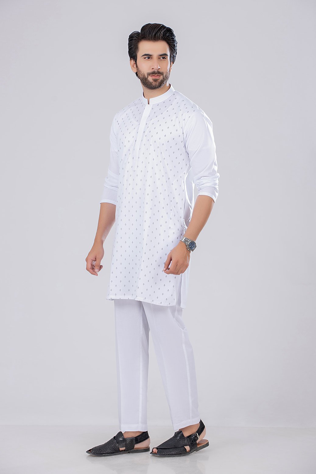 WHITE-VISCOSE-KURTA SHALWAR (KSBR21-033)