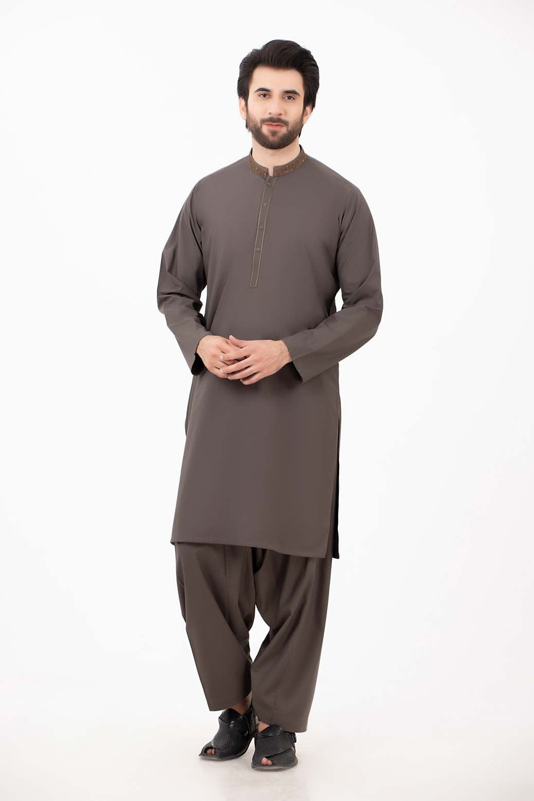 WOOD-VISCOSE-KURTA SHALWAR (KSRR21-013)