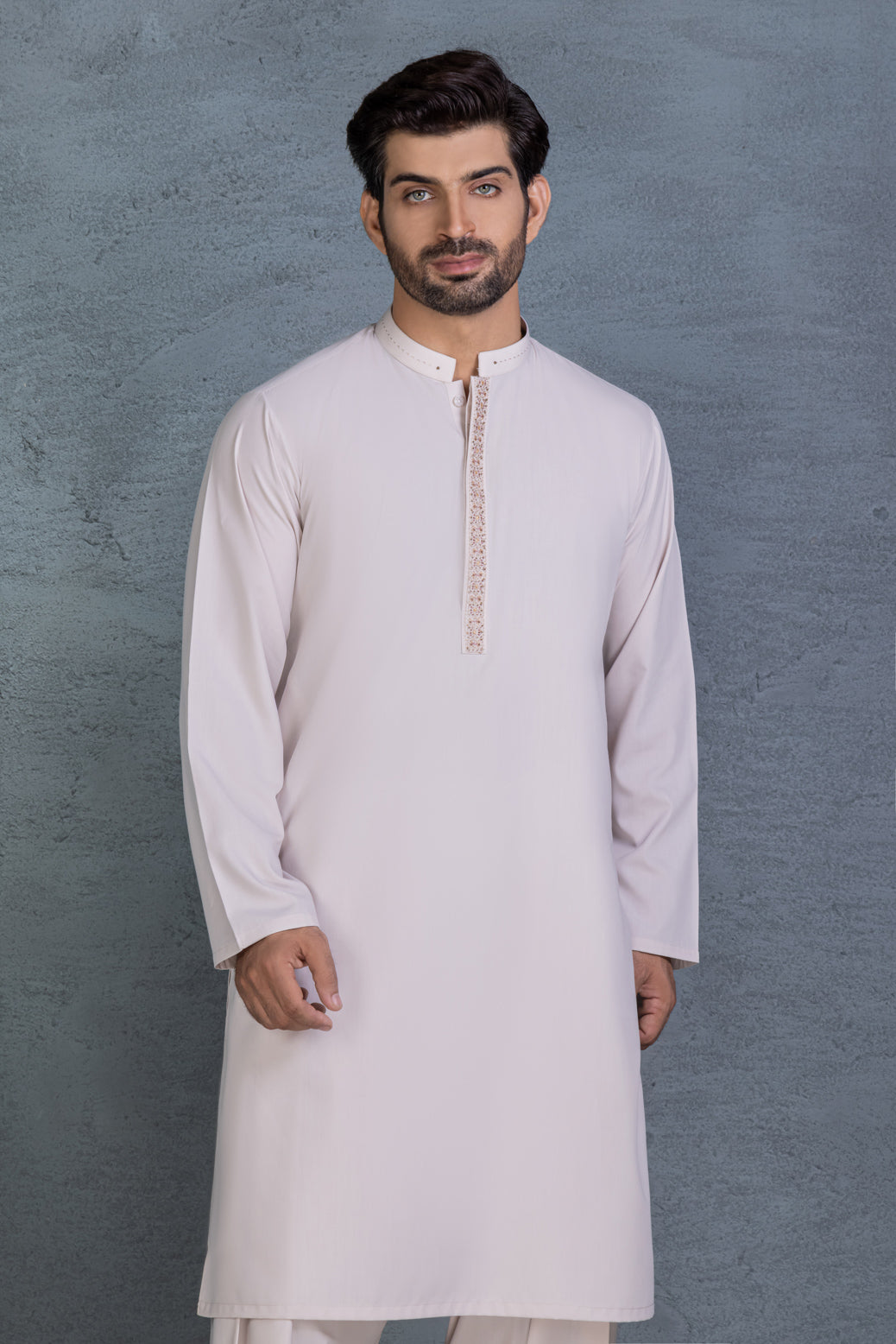 ASH-WHITE-BLENDED-KURTA SHALWAR(KSRR22-051)