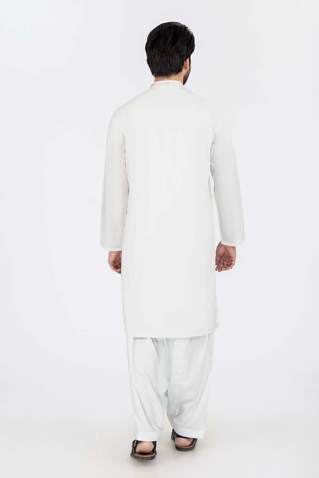 ASH-GRY-BLENDED-KURTA SHALWAR (KSRS21-015)