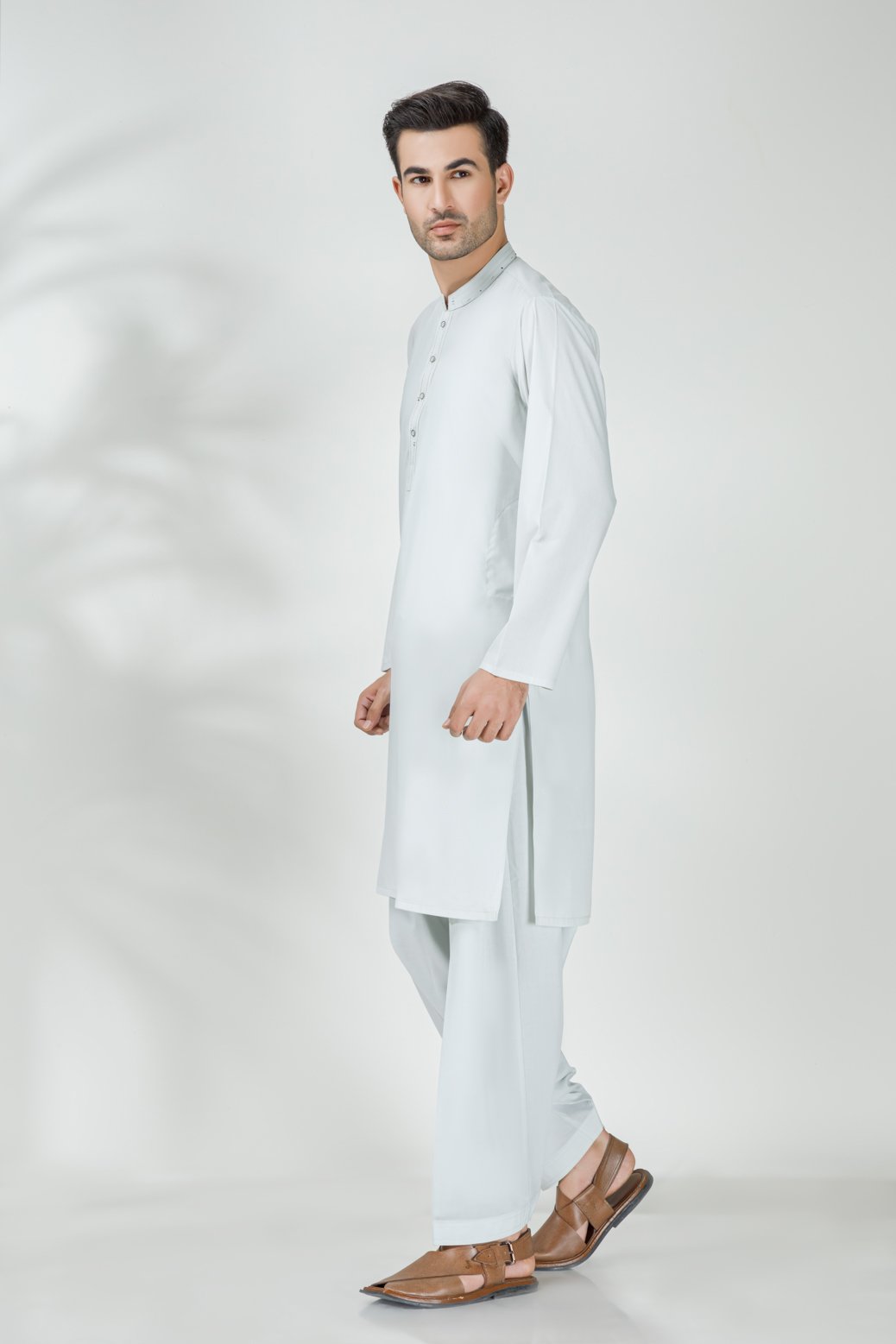 ALMOND-BLENDED-KURTA SHALWAR (KSRS22-010)