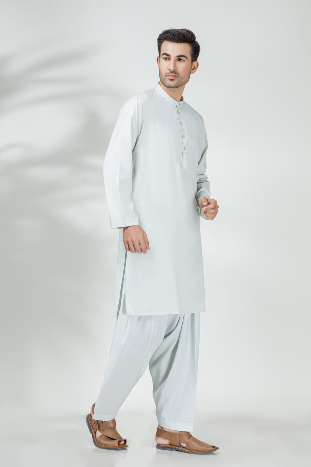 ALMOND-BLENDED-KURTA SHALWAR (KSRS22-010)