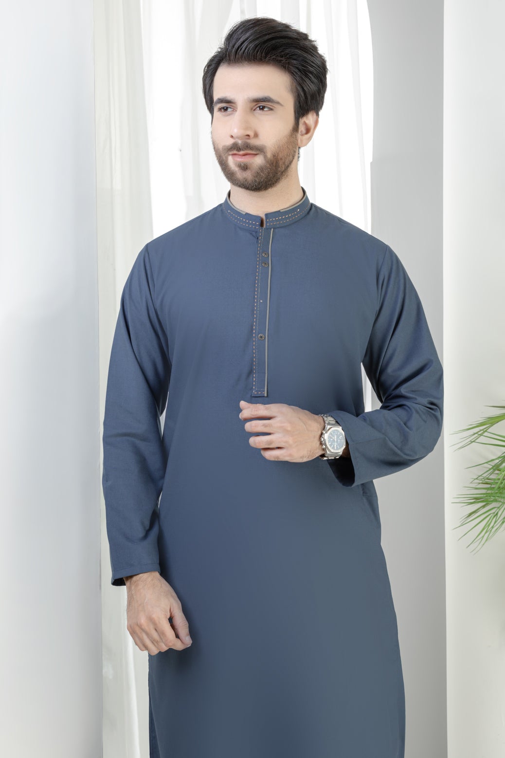 B-OCEAN-BLENDED-KURTA SHALWAR (KSRS22-018)