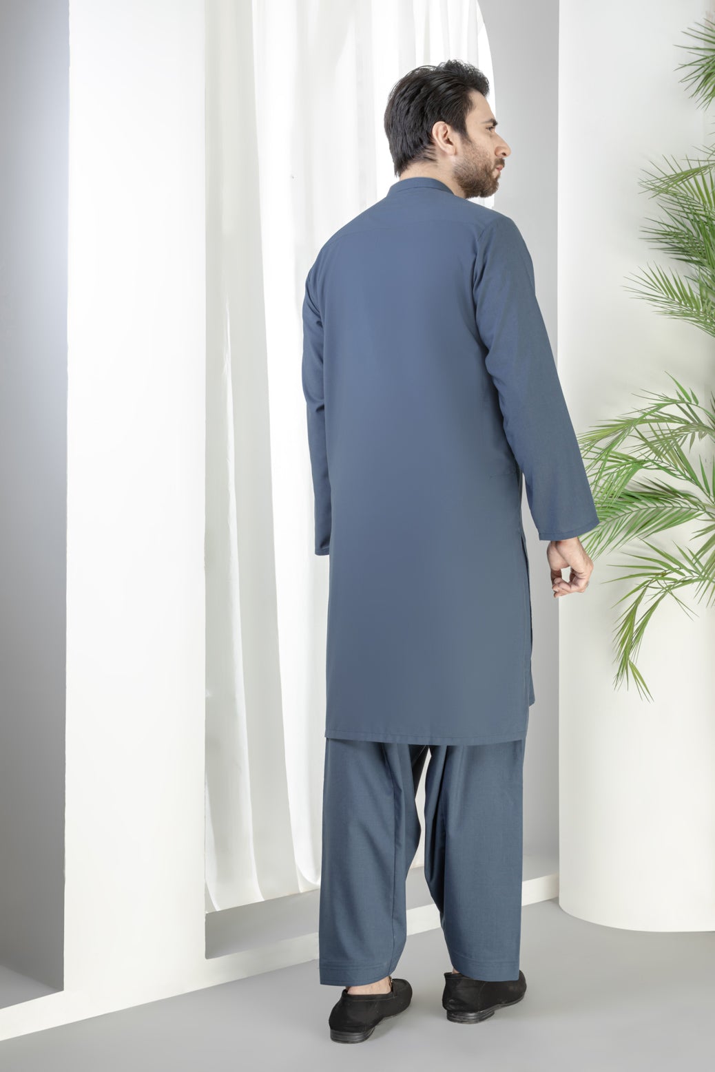 B-OCEAN-BLENDED-KURTA SHALWAR (KSRS22-018)