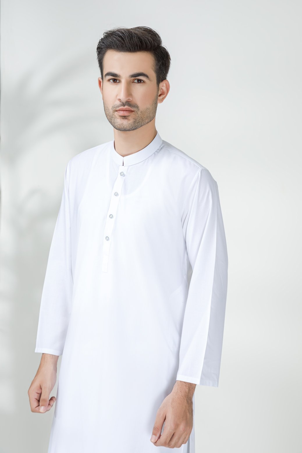 WHITE-BLENDED-KURTA SHALWAR (KSRS22-022)