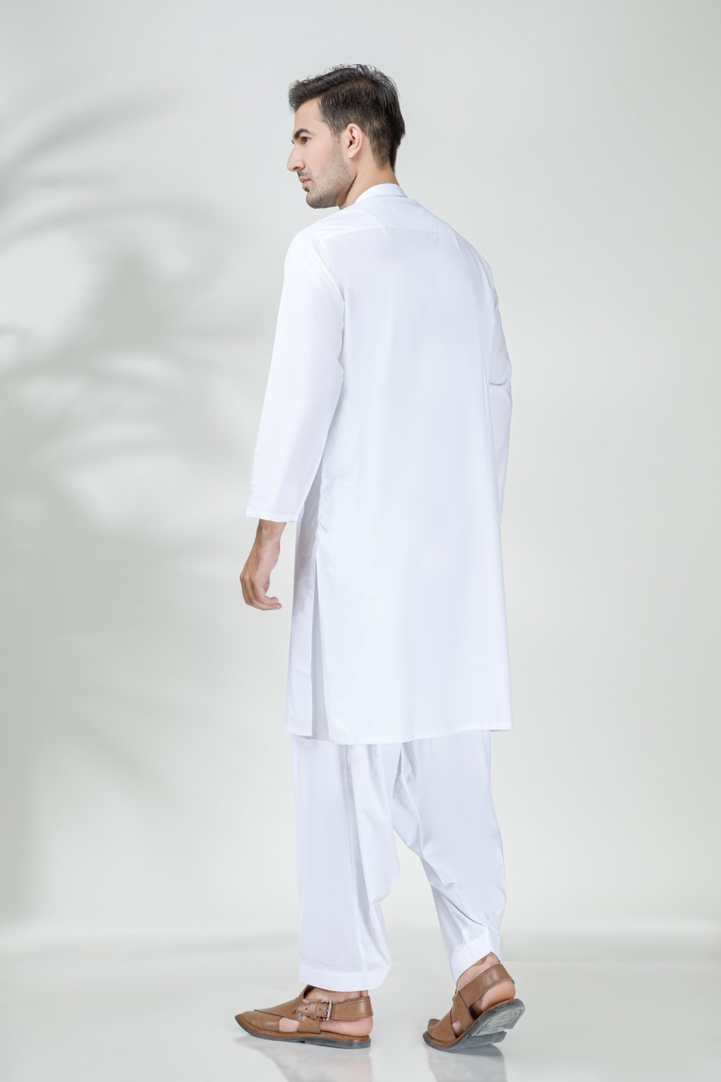 WHITE-BLENDED-KURTA SHALWAR (KSRS22-022)